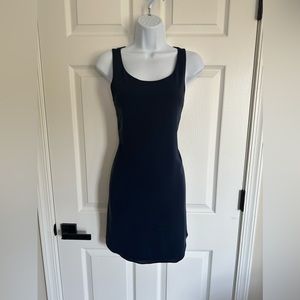 Alice + Olivia Navy Blue Silk Mini Dress